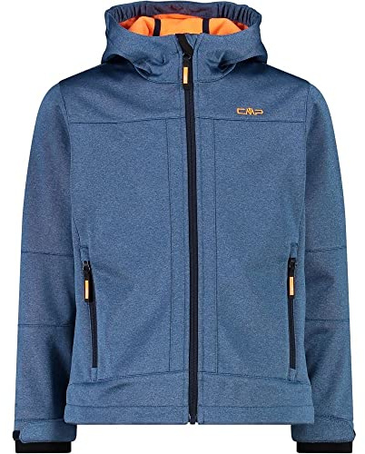 CMP, Kid Jacket Fix Hood, Boy, Bluestone Mel., 128