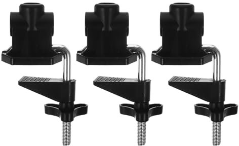 Morsetto a C per montaggio di base di supporto, 3Pcs Lampada Tavolo A LED Accessori, per supporto microfonico
