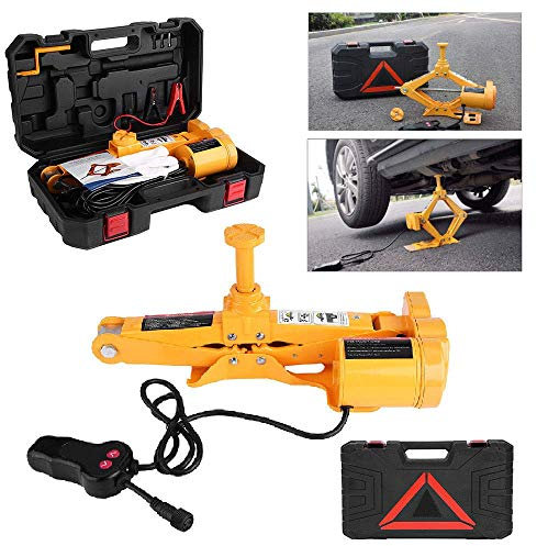 Samnuerly 12-V-Elektroauto-Wagenheber, Auto-Elektroauto-Hebebühne, Van-Garage-Werkzeuge mit Aktentasche, elektrischer Wagenheber-Hebebühne (2T)