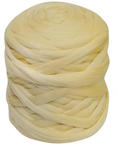 1m Filzwolle Märchenwolle Merino Nassfilzen Trockenfilzen Spinnen über 100 Farben Meterware, Farbe Wolle:004 elfenbein