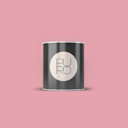 BRICOFLOR Kinderzimmer Farbe für Mädchen Dispersionsfarbe hoch deckend Design Wandfarbe seidenmatt in Rosa Pink