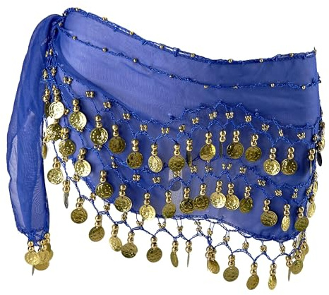 PPGGOPP Cintura e Gonna di Danza del Ventre da Donna