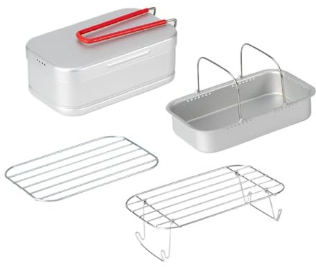 Vaporizador para camping – multifuncional para camping, vaporera y mango plegable, fácil de transportar | para exteriores, construcción robusta, para camping, diseño