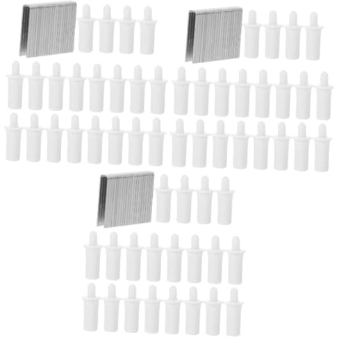 DOITOOL 3 Sätze Fensterladenhalter Halterung Für Plissees Fensterladenschrauben Mit Kappen Laden Reparatur Tür Fensterläden Ersatzteile Reparaturstift Für Fensterläden Plastik 40 Stück * 3