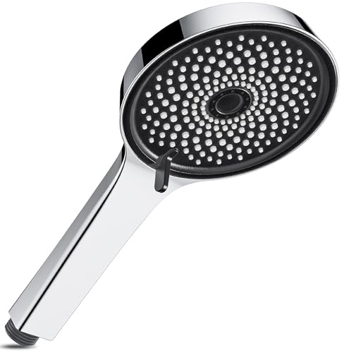 Magichome 5 Modes High Pressure Shower Head with 120mm Wide Panel, Large Universal Bathroom Powerful Shower Head for Low Water Pressure