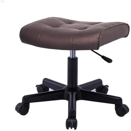 Sgabello con ruote regolabile in altezza PU sgabello girevole per negozio chitarra laboratorio tatuaggio banco da lavoro medico