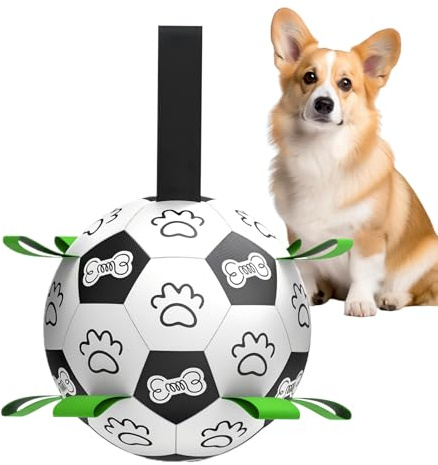 GkgWuxf Balle De Jouet pour Chien | Set De Jeu Interactif Et Robuste | Jouets Interactifs pour Chien,Activités De Plein Air Au Jardin pour L'Entraînement Le Jeu La Famille l'exercice Et La Récréation