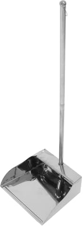 SHINEOFI Pelle à Poussière Épaisse Robuste et Fine Cuisine en Acier Inoxydable Argenté Pratique et Solide Pelle à Ordures Domestique