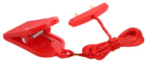 AMUSLESUR Llave de Inserción Doble para Cinta de Correr, Interruptor de Parada de Emergencia, Accesorio de Seguridad para Equipos de Fitness, Compatible con Varios Modelos, Pieza de