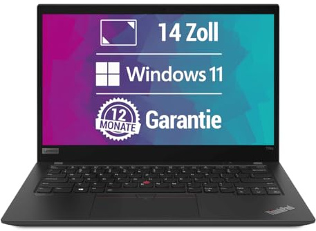 Lenovo ThinkPad T14s G2 14 Zoll Full HD Laptop Intel Core i7-1185G7@ bis zu 4,8 GHz 32 GB 512 GB SSD mit Windows 11 Pro & GRATIS Antiviren-Software inkl. 12 Monate Garantie (Generalüberholt)