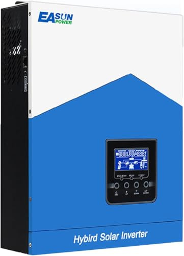 Hybrid Wechselrichter mit 2,2 kVA (1800 W), All-in-One Solar Wechselrichter mit PV 55–430 VDC Off Grid reinem Sinus von 12 V DC auf 230 V AC, solar Inverter für 12-V Blei- und Lithium-Batterien