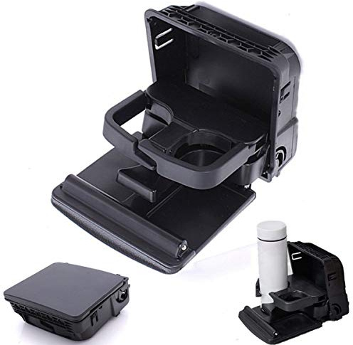 OEM Nuevo Negro apoyabrazos Trasero Consola Central Copa Bebida Agua Vidrio Titular para V/W J/ETTA G/olf GTI MK5 MK6 1K0862532 / 1KD862533