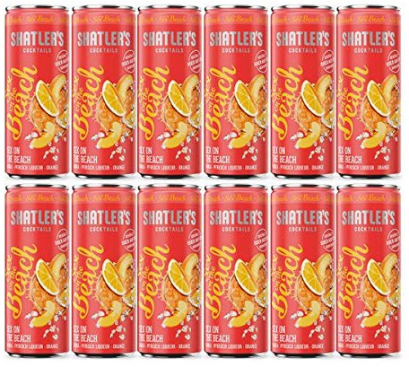 Shatler´s Cocktail Paket Sex on the Beach Alu_Dose (12x0,25l) incl. 3EUR Dosenpfand