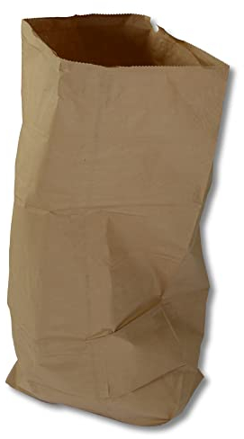 dm-folien Bio-Müllsäcke 120 Liter I Braune Bioabfallsäcke aus Papier I Nass- & reißfeste Müllbeutel für kompostierbare Abfälle, Gartenabfälle & Biotonnen I Kompostierbare Papiermüllbeutel