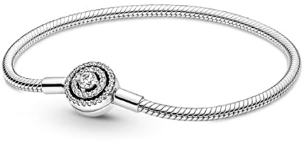 Pandora Timeless Schlangenketten-Armband, Sterlingsilber, mit klarem Cubic Zirkonia