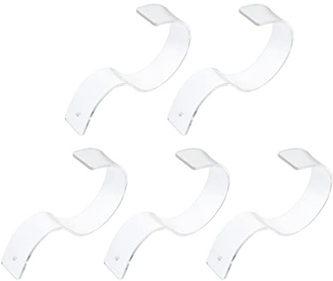 PATKAW Gürtelständer 5-Teiliger Gürtelhalter Für Schrank Transparenter Gürtelhalter Gürtel-Organizer Für Schubladen Klarer Acryl-Gürtelständer