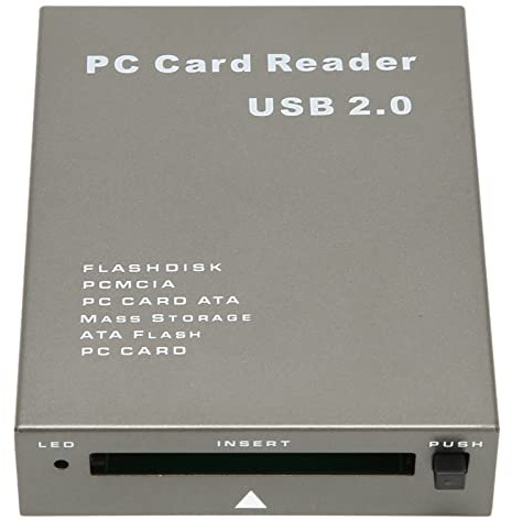 Focket Lector de Tarjetas PCMCIA, Lector de Tarjetas de Memoria USB 2.0 PCMCIA 68 Pines Alta Velocidad Lector de Tarjetas USB Tarjeta de Computadora, Sin Demora para PC Tarjeta ATA PCMCIA