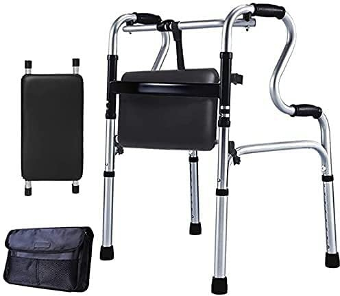 SIGOLY Nachtkommode, Duschstuhl, Toilettensitzerhöhung Gehhilfen für Senioren Rollator Gehhilfe Medizinische Gehhilfe für Senioren und Erwachsene Marriage