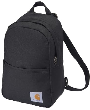 Carhartt Classic Mini Backpack, Durable, Water-Resistant Backpack with Adjustable Shoulder Straps, Black