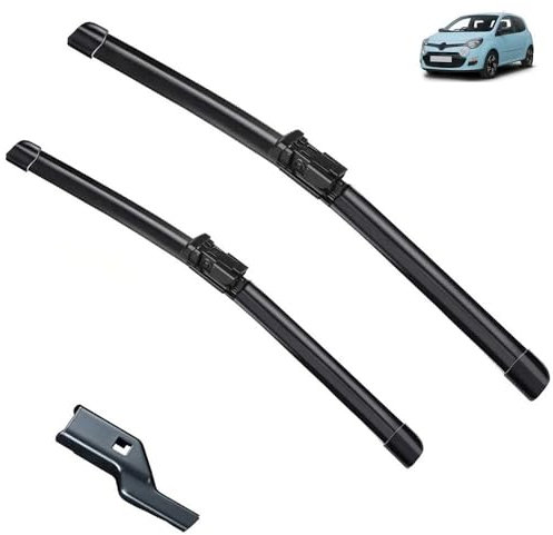Wischer Autowischerblätter Kompatibel mit Renault Twingo MK2 2007-2014 Windschutzscheibe Windschutzscheibe Frontfenster Zubehör 24+16 (Farbe : Left Steering24 16)