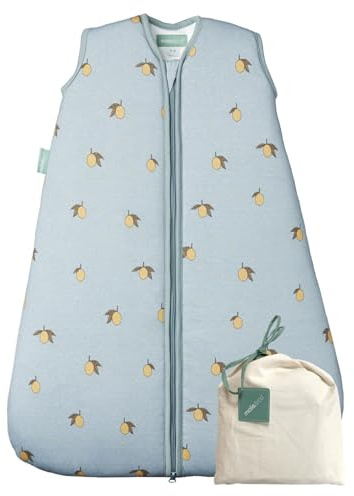 molis&co - Baby Schlafsack 2.5 TOG - Ganzjahres Schlafsack - Babyschlafsack Neugeborene - 100% Baumwolle (Oeko-TEX 100), ärmellos Winterschlafsack wattiert (Colima, 60 cm (0 Monate))
