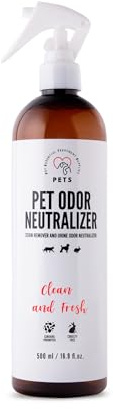 Pets Magic Geruchsneutralisierer für Haustiere - Enzymatischer Geruchsentferner für Katzenurin & Hundegerüche - Für Sofa, Teppich & Tierbereiche - 500 ml