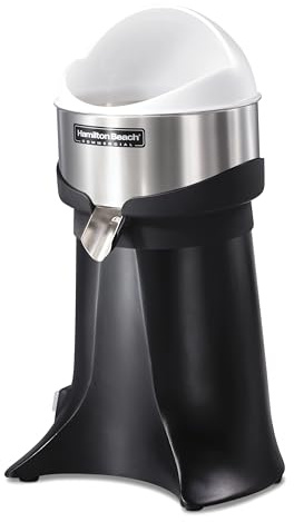Hamilton Beach Commercial Electric Citrus Juicer from the FreshMark Line, Fills a Glass of Juice in Less than 30 Seconds, Powerful Motor, 3 Reinforced Reamers, NSF Certified, HCJ967R