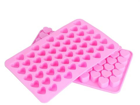 Ice Cube Tray, 55-Cavity, Heart-Shaped Ice, Small Ice, Jelly, Chocolate, Ice