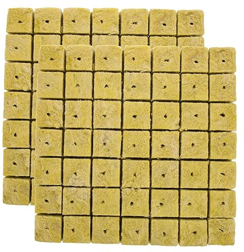 FONDOTIN 98pièces Blocs De Plantation sans Sol pour Hydroponie Compression Naturelle Absorption Eau Et Aération Démarrage Semis Et Reproduction Plantes Cubes Nutritifs pour Jardinage