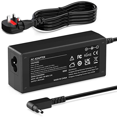 65W Laptop Charger Compatible with Acer Aspire 1 3 5 A315 A314 A317 A315-23 A315-24P A315-58 A315-57 A314-22 A314-35 A317-33 A317-53 Spin 1 3 5 Swift 1 3 5 N20C5 N15Q8 N15Q9 AC Adapter Power Supply