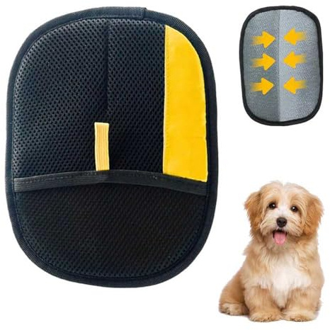 HINNVCL Tierhaarentfernungshandschuh für Katzen & Hunde, neues Upgrade, effiziente Fellpflege-Handschuhe für Tierhaare, Katzenpflege-Handschuhe zur Haarentfernung, wiederverwendbarer