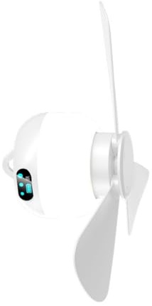 XINYIN Ventilador de control remoto con luz nocturna recargable por USB, 3 modos, hoja desmontable, bajo ruido, 36 dB, portátil, para dormitorio, ventilador USB desmontable