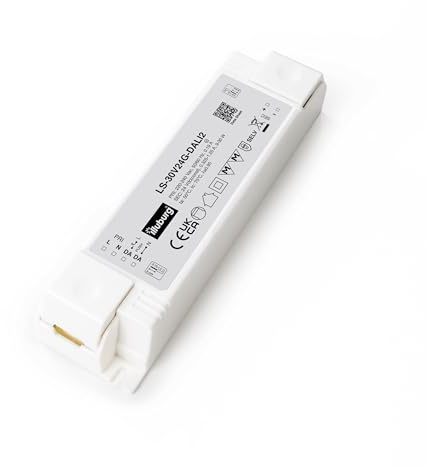 illuburg LED Trafo 24V 9W - 30W Dimmbar DALI PUSH Flickerfree LED Netzteil Treiber Vorschaltgerät Driver Power Supply