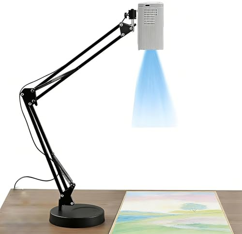 Proiettore intelligente per disegno artistico, strumento di proiezione per schizzi intelligenti, connettività Wi-Fi e USB, proiettore portatile wireless per pittura artistica