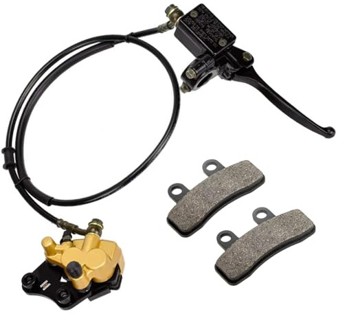 HIAORS Pinza de cilindro maestro de freno de disco delantero con conjunto de pastillas de freno para 50 cc, 70 cc, 90 cc, SSR, 110 cc, 125 cc, Atomik SSR Apollo, moto de cross china