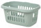 M1SS High Grade Plastic Hipster Laundry Baskets Washing Clothes Linen Storage Bin Tidy (Silver Sage)