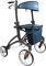 KMINA PRO - Rollator für Große Menschen 1,70 bis 2,00 Meter, Faltbar mit Sitz und Große Räder, Klappbar mit Korb