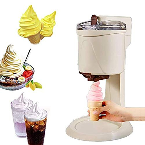 Recetas eléctricas caseras para Hacer Helados, máquina para Hacer Helados en Cono, máquina para Hacer Helados de Fruta Suave Completamente automática
