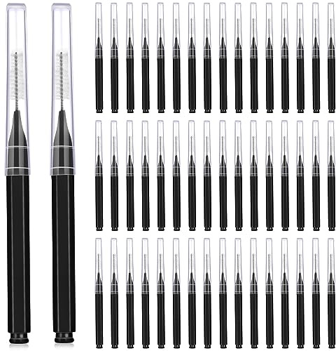 Patelai 50 Pcs Interdental Brushes Braces,Black