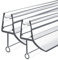 Heilmetz Joint de douche 60cm Parfait pour les portes de douche en verre de 4-6mm joint bas de porte de douche en PVC hydrofuge, installation facile Joints de cabine de douche 2 pièces（Type B）