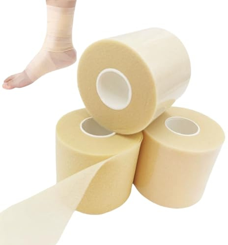 Ruban de Peau,3 pièces Bande Cohésive,Bandage Autoadhésif Cohésifs,Sports Bande,Bandage Autoadhésif,Ruban Adhésif de Kinésiologie,pour Blessures,Gonflement,Sports