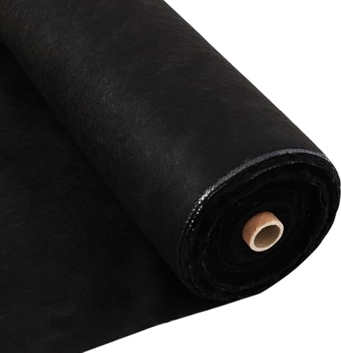 RBFGYIOP Tessuto Anti-Erbacce Alta Densità 5x91m Barriera Antierbacce Traspirante Resistente Raggi UV Giardini Aiuole Vialetti Paesaggistica Telo Coprisuolo Durevole Permeabile All'Acqua Professionale