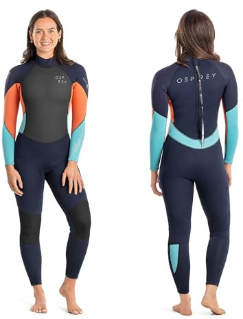Osprey Zero 3 Sommer-Neoprenanzug für Damen, in voller Länge, Coral, XS