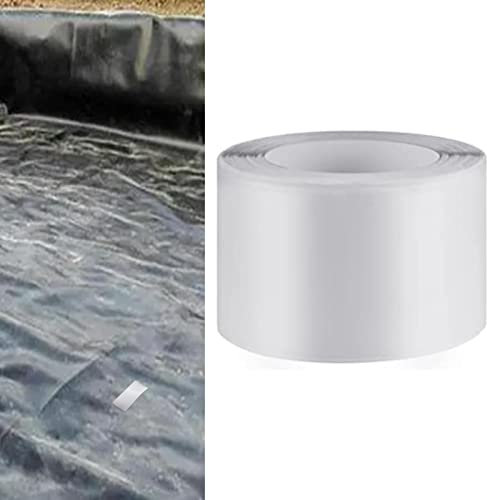 Doppelseitiges Teichnahtband,Abdeckstreifen Teichfolie | Wasserdichtes PVC-Teichtransport-Reparaturset für Futter-Patchworklöcher, Außenteichzubehör Abbto