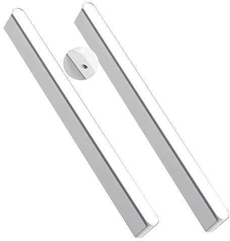 2 Stück Möbelgriff Aluminiumlegierung Schrankgriffe Weiß Profilgriff T-Form SchubladenKnöpfe Türgriff Zugknöpfe für Schlafzimmer Küche Kleiderschrank,Mit Schrauben (length 600mm)