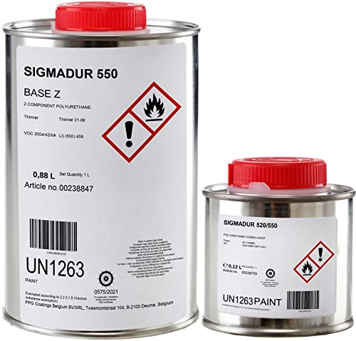 Polyurethanfarbe für Boot, Kajak, Yacht BRAUN 1L Zaunfarbe, Badewannen Farbe,Schiffsfarbe,Bootsfarbe Schiffslackierung Yachtfarbe