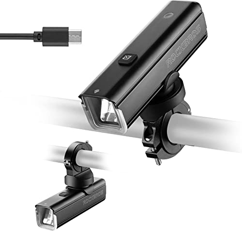 ROCKBROS Luce Anteriore Bici 1500 Lumen Ricaricabile, IPX6 Impermeabile