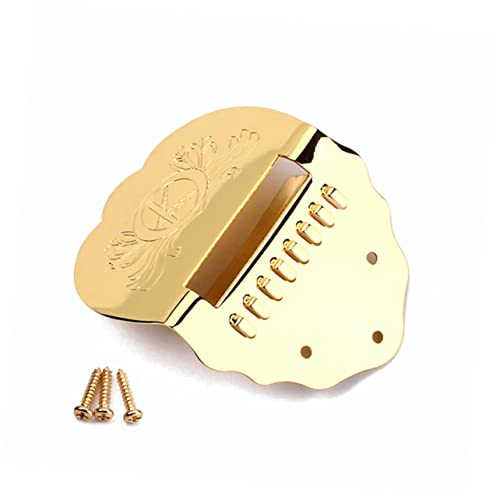 Supvox Triangle Gold Saitenhalter Saitige Mandoline Mit Schrauben Abnehmbarer Coverplatte Für Instrumentenaustausch Und Gitarrenbauer