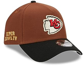 New Era NFL Harvest Cap American Football Sidepatch Snapback Teamlogo A-Frame Kappe Basecap braun schwarz