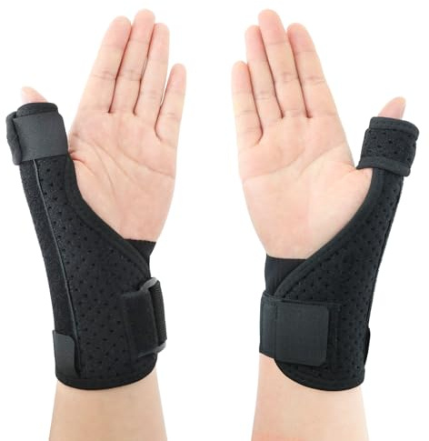 HNCY 1 Pieza Muñequera Pulgar, Férula Dedo Pulgar Izquierda Derecha, Ferula Rizartrosis Pulgar, Inmovilizador del Pulgar Para el Artritis, Tendinitis y Esguinces, Alivio del Dolor